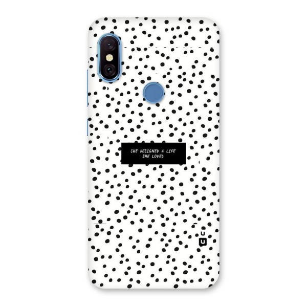 Life Loved Back Case for Redmi Note 6 Pro