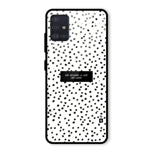 Life Loved Glass Back Case for Galaxy A51