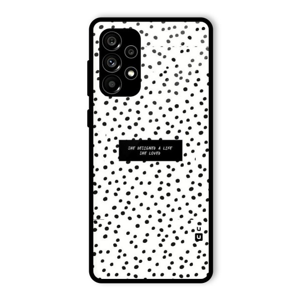 Life Loved Glass Back Case for Galaxy A73 5G