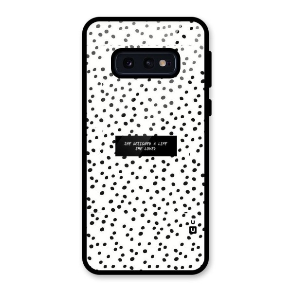 Life Loved Glass Back Case for Galaxy S10e