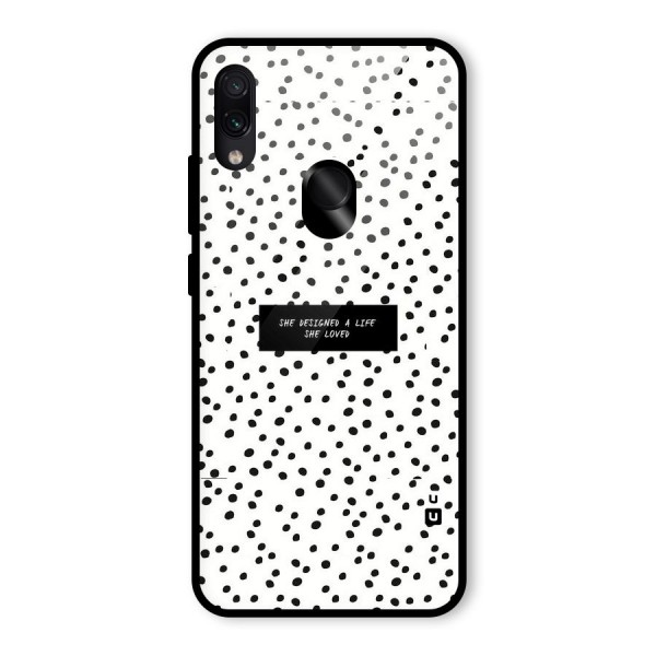 Life Loved Glass Back Case for Redmi Note 7