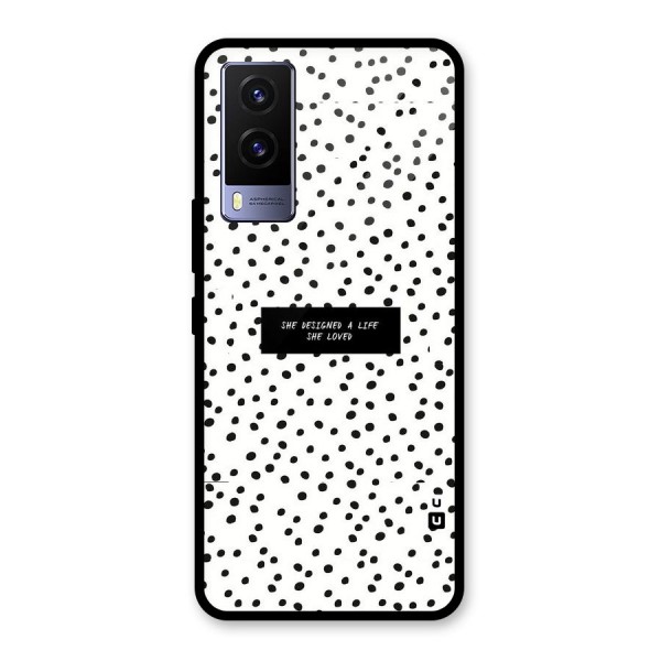 Life Loved Glass Back Case for Vivo V21e 5G