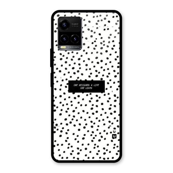 Life Loved Glass Back Case for Vivo Y21 2021