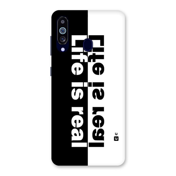 Life Reality Back Case for Galaxy A60