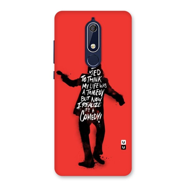 Life Tragedy Comedy Back Case for Nokia 5.1