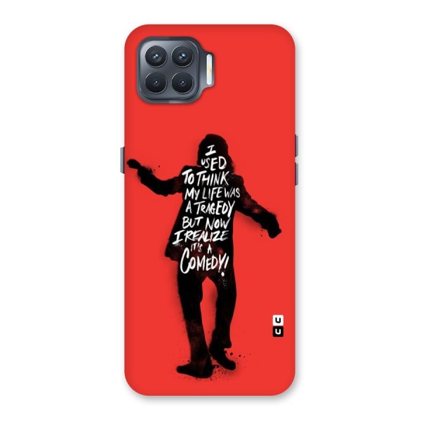 Life Tragedy Comedy Back Case for Oppo F17 Pro