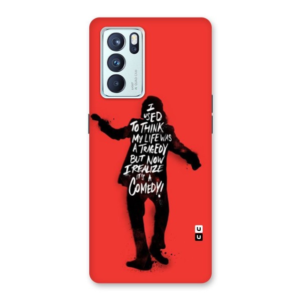 Life Tragedy Comedy Back Case for Oppo Reno6 Pro 5G