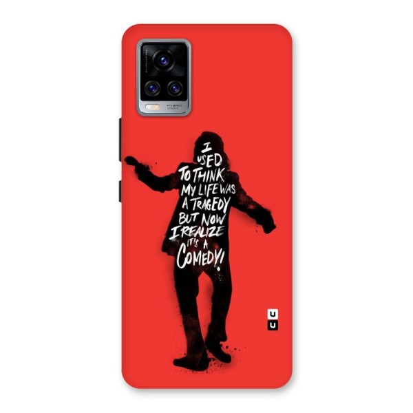 Life Tragedy Comedy Back Case for Vivo V20 Pro