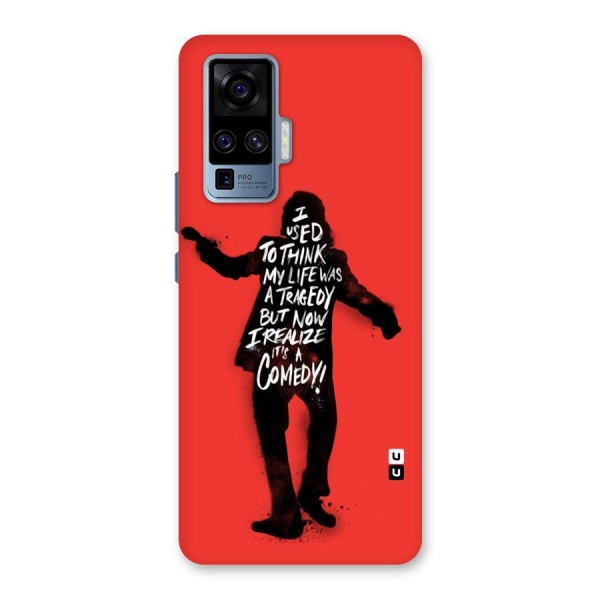 Life Tragedy Comedy Back Case for Vivo X50 Pro