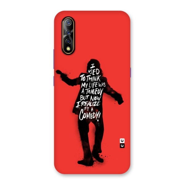 Life Tragedy Comedy Back Case for Vivo Z1x