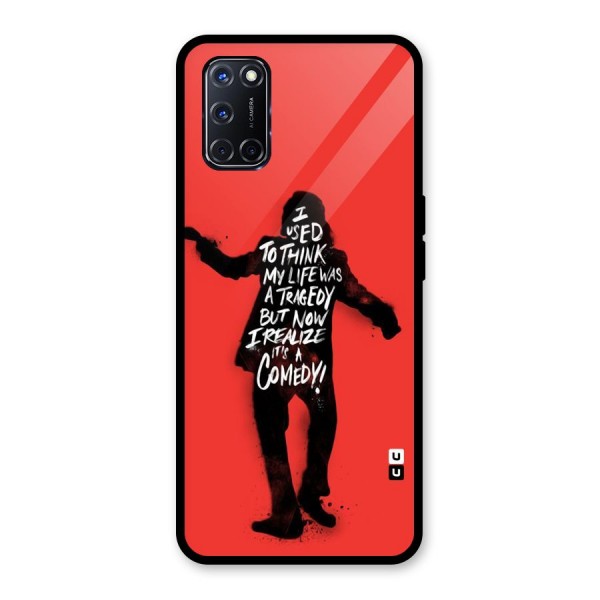 Life Tragedy Comedy Glass Back Case for Oppo A52