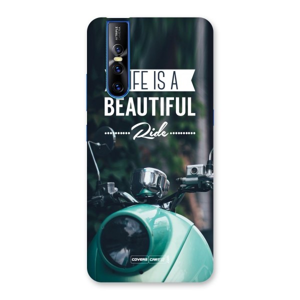 Life is a Beautiful Ride Back Case for Vivo V15 Pro