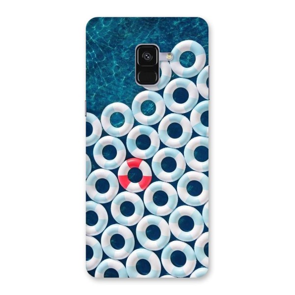 Light Blue Allure Back Case for Galaxy A8 Plus