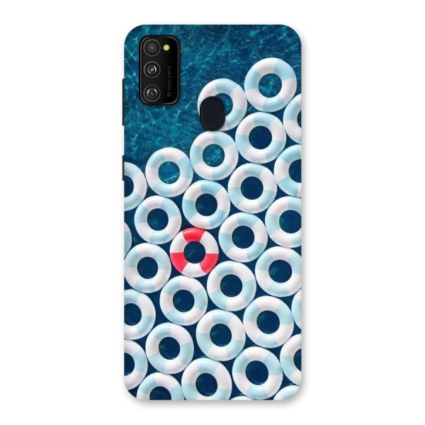 Light Blue Allure Back Case for Galaxy M21