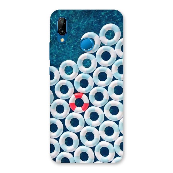 Light Blue Allure Back Case for Huawei P20 Lite