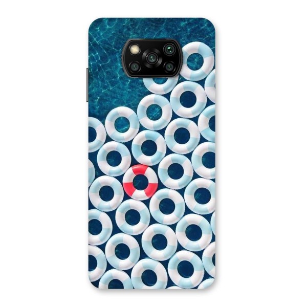 Light Blue Allure Back Case for Poco X3