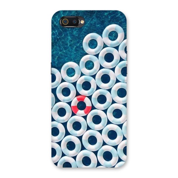 Light Blue Allure Back Case for Realme C2