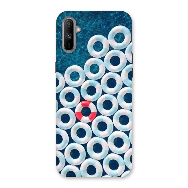 Light Blue Allure Back Case for Realme C3