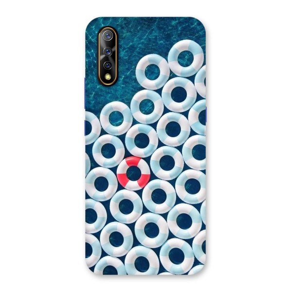 Light Blue Allure Back Case for Vivo S1