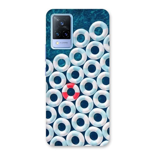 Light Blue Allure Back Case for Vivo V21 5G