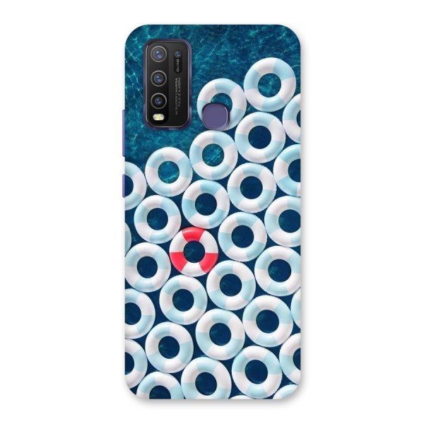 Light Blue Allure Back Case for Vivo Y30