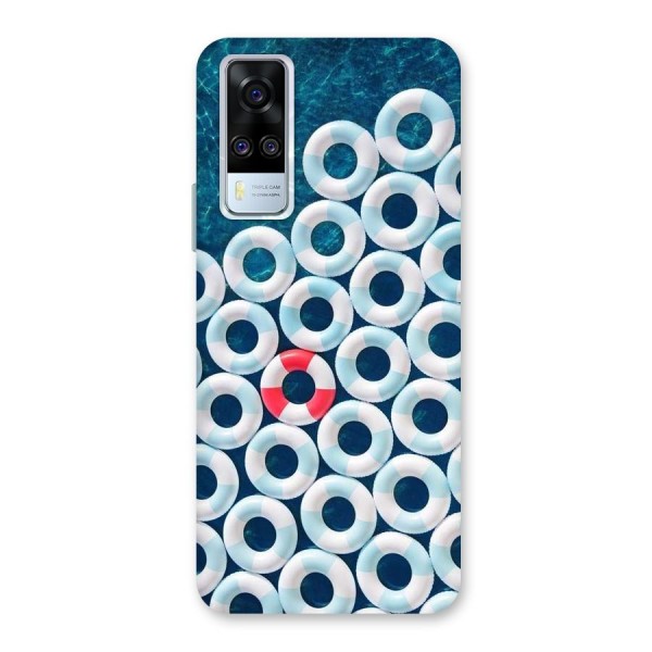 Light Blue Allure Back Case for Vivo Y31