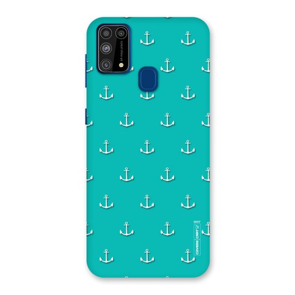 Light Blue Anchor Back Case for Galaxy F41