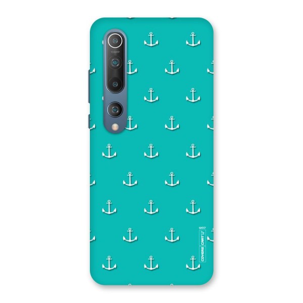 Light Blue Anchor Back Case for Mi 10