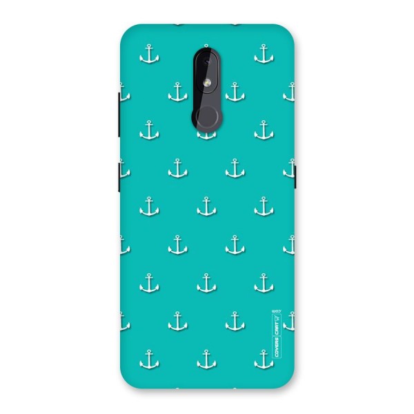 Light Blue Anchor Back Case for Nokia 3.2