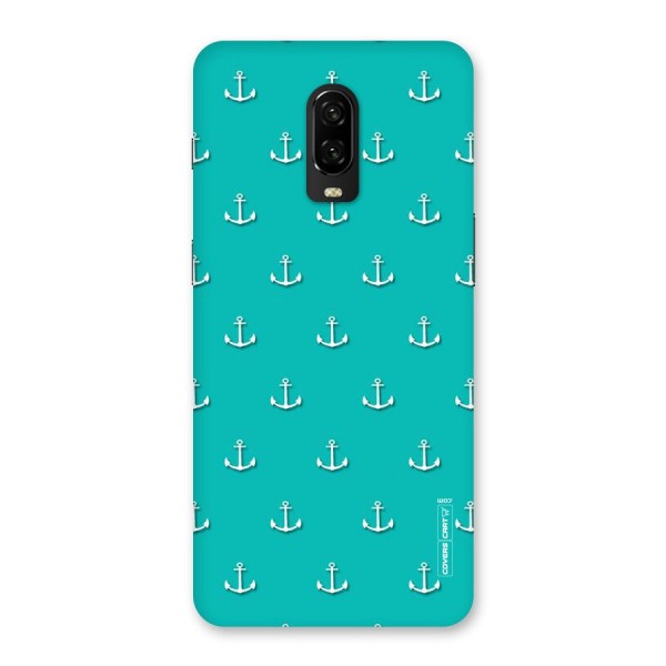 Light Blue Anchor Back Case for OnePlus 6T