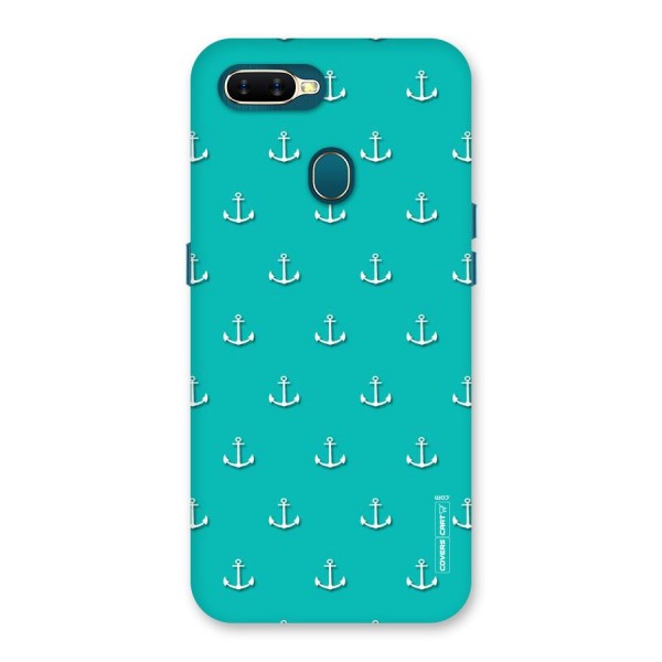 Light Blue Anchor Back Case for Oppo A12