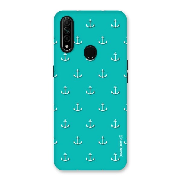 Light Blue Anchor Back Case for Oppo A31