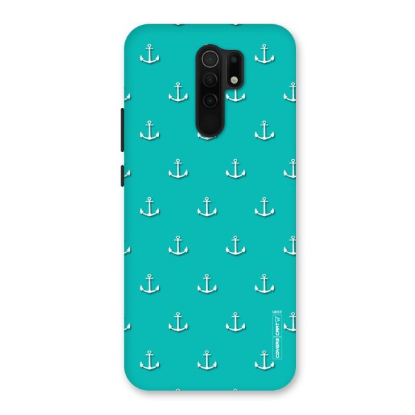 Light Blue Anchor Back Case for Poco M2