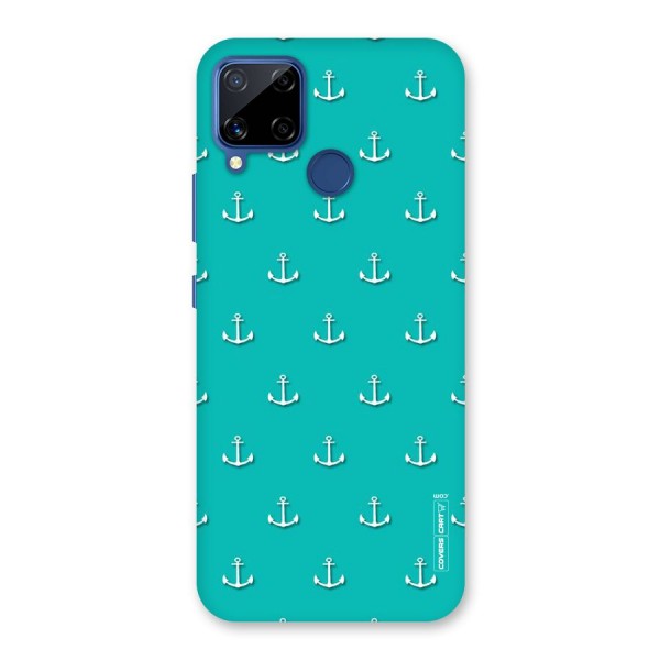 Light Blue Anchor Back Case for Realme C12