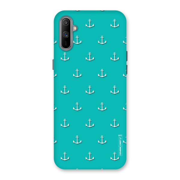 Light Blue Anchor Back Case for Realme C3