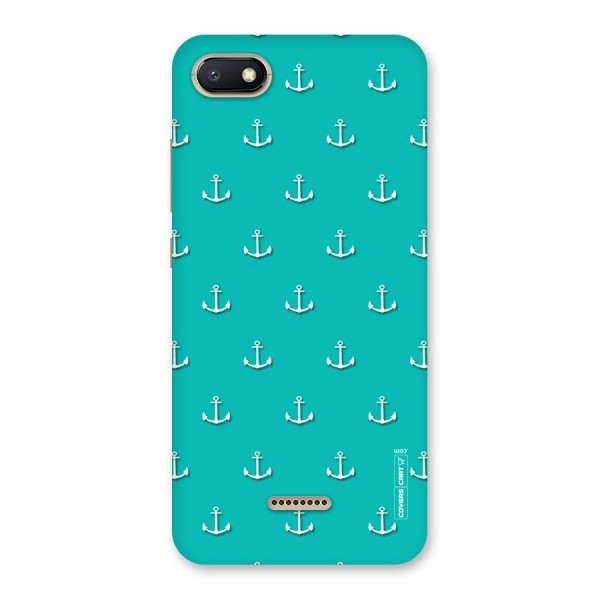 Light Blue Anchor Back Case for Redmi 6A