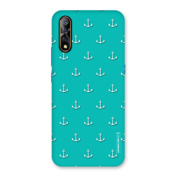 Light Blue Anchor Back Case for Vivo S1