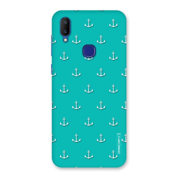 Light Blue Anchor Back Case for Vivo V11