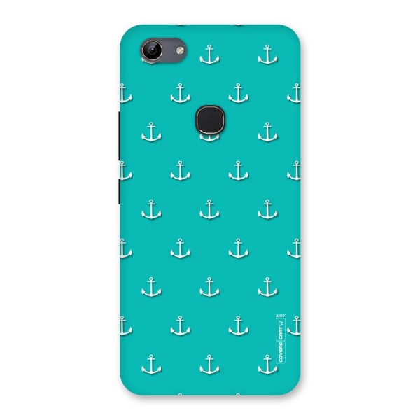 Light Blue Anchor Back Case for Vivo Y81