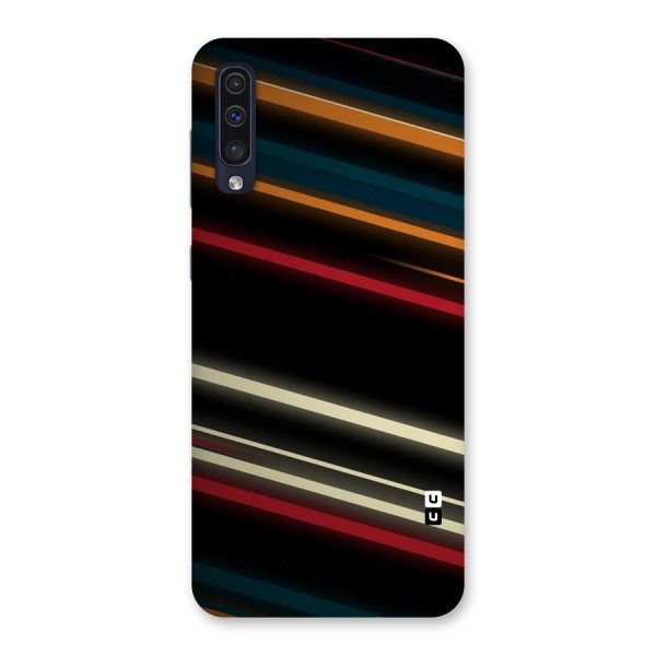 Light Diagonal Stripes Back Case for Galaxy A50