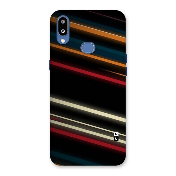 Light Diagonal Stripes Back Case for Galaxy M01s