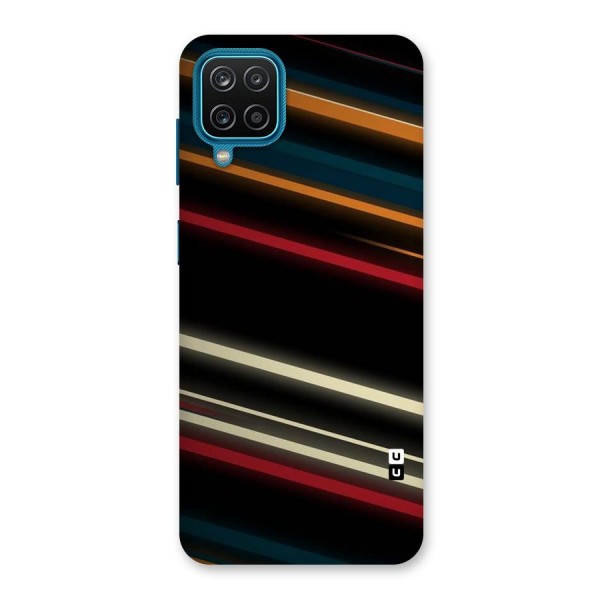 Light Diagonal Stripes Back Case for Galaxy M12