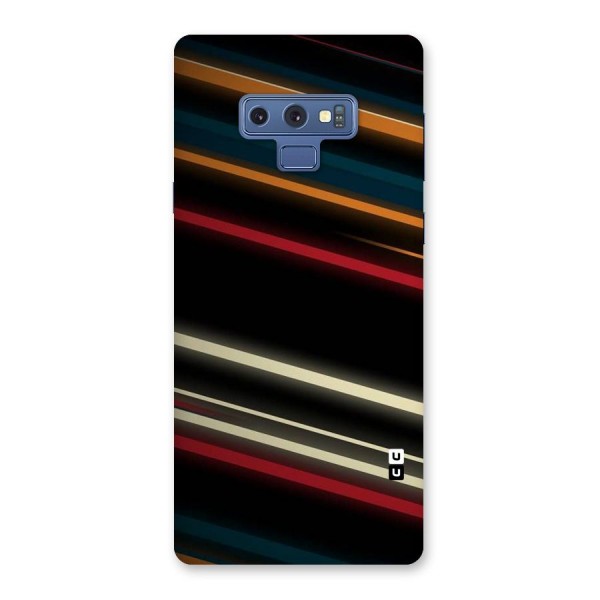 Light Diagonal Stripes Back Case for Galaxy Note 9