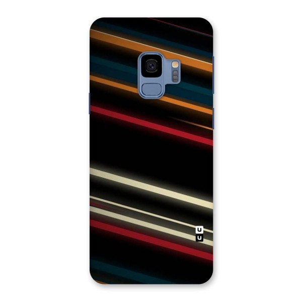 Light Diagonal Stripes Back Case for Galaxy S9