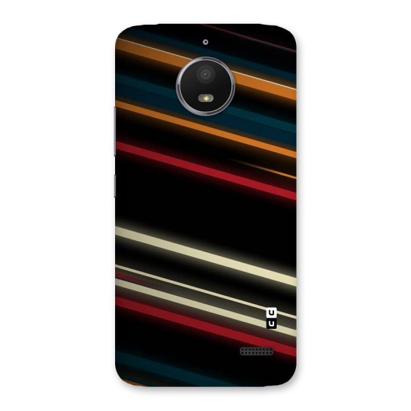 Light Diagonal Stripes Back Case for Moto E4