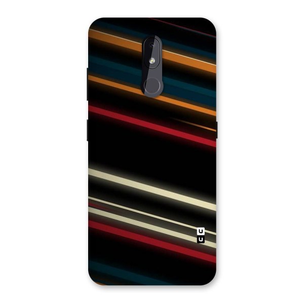 Light Diagonal Stripes Back Case for Nokia 3.2