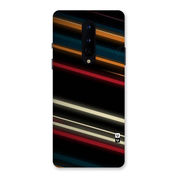 Light Diagonal Stripes Back Case for OnePlus 8