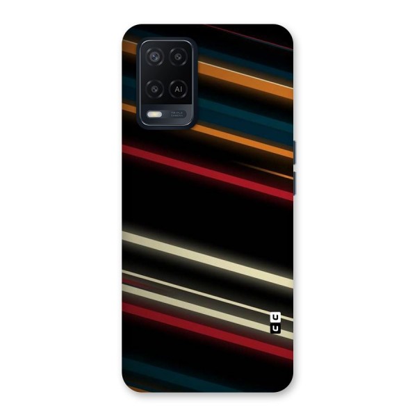 Light Diagonal Stripes Back Case for Oppo A54