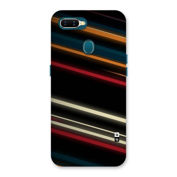 Light Diagonal Stripes Back Case for Oppo A7