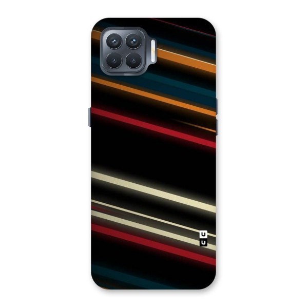 Light Diagonal Stripes Back Case for Oppo F17 Pro